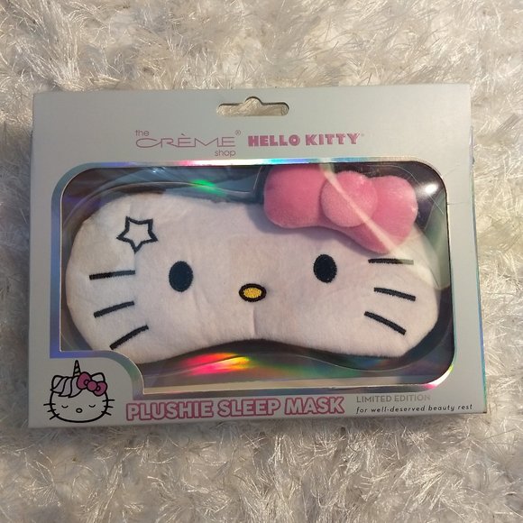 Hello Kitty Other - Hello Kitty Creme Shop Unicorn Plushie Sleep Mask